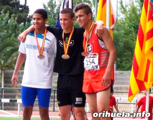 Rodolfo Gil Medalla de Plata en el Campeonato de España de Atletismo Cadete