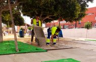El Ayuntamiento mejora la imagen del parque José Nieto y La Pedrera para acondicionar el recorrido de la próxima Romería de San Isidro