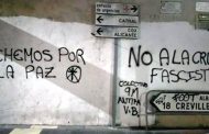 Denunciados tres oriolanos tras pillarles la Policía haciendo pintadas antifascistas en Callosa