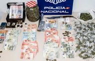 La Policía Nacional detiene a cuatro personas en una operación contra el tráfico de drogas al menudeo