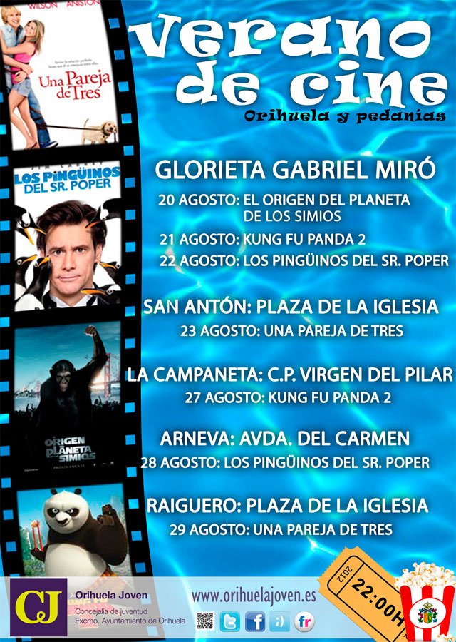 programacion cine verano 2012