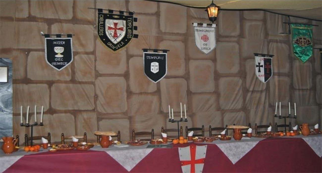 cena medieval caballeros templarios orihuela