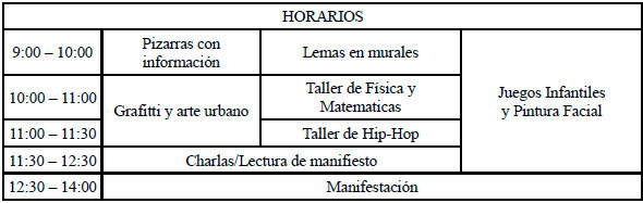 actividades nero huelga 24o