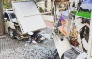 Aparatoso accidente sin heridos en El Palmeral